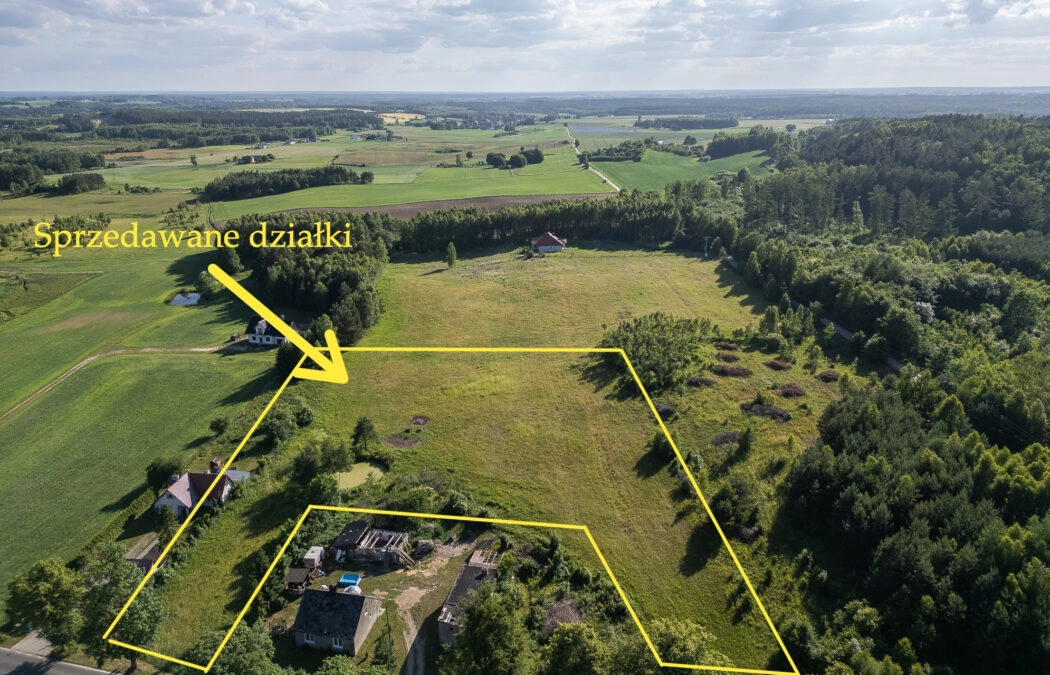 Działka 1027 m2 z warunkami zabudowy pod lasem!