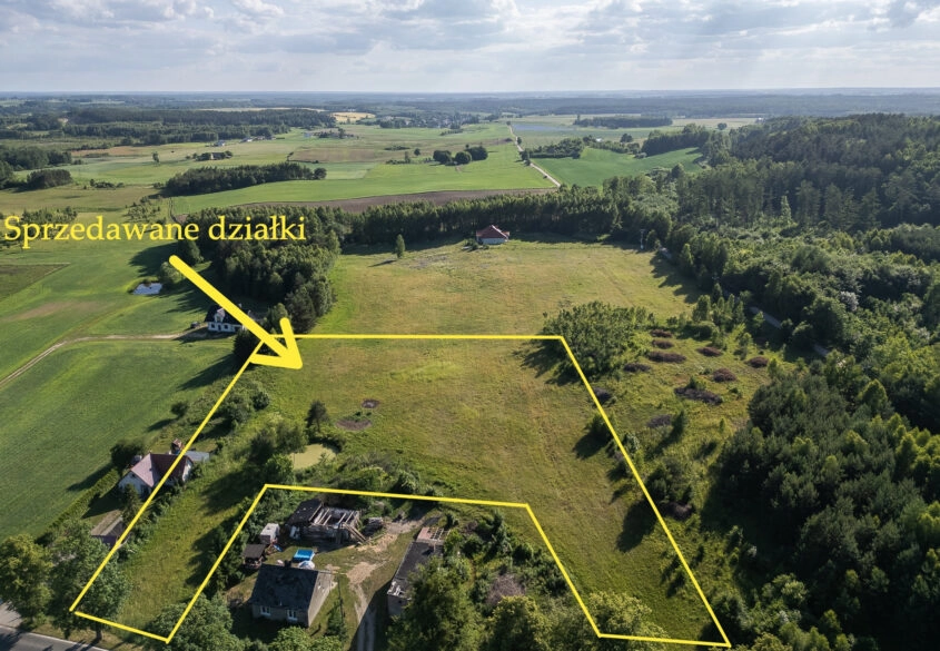 Działka 1027 m2 z warunkami zabudowy pod lasem!