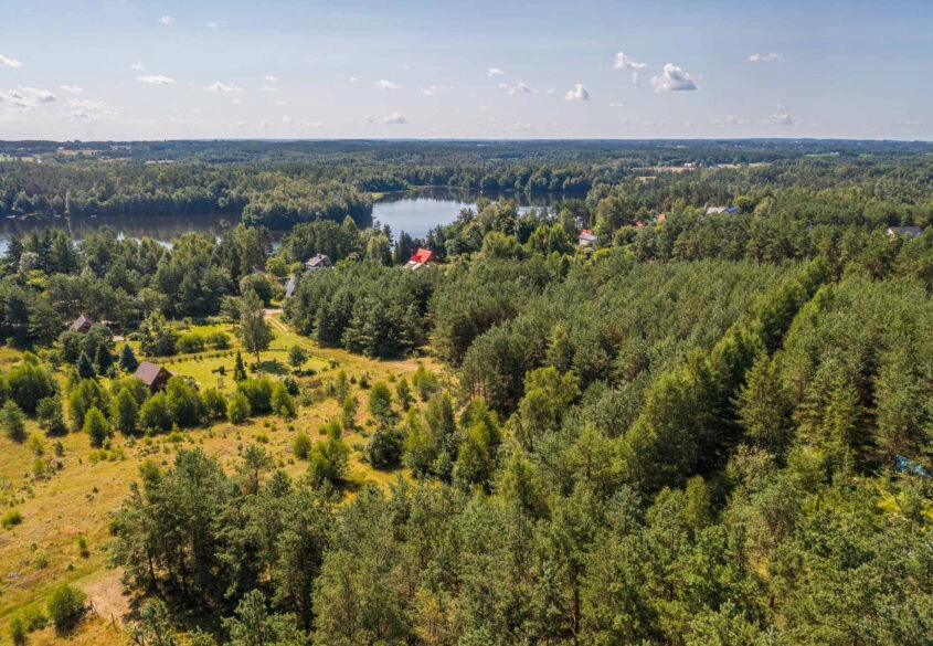 Piękna działka, Jezioro Kamień, MALOWNICZA okolica