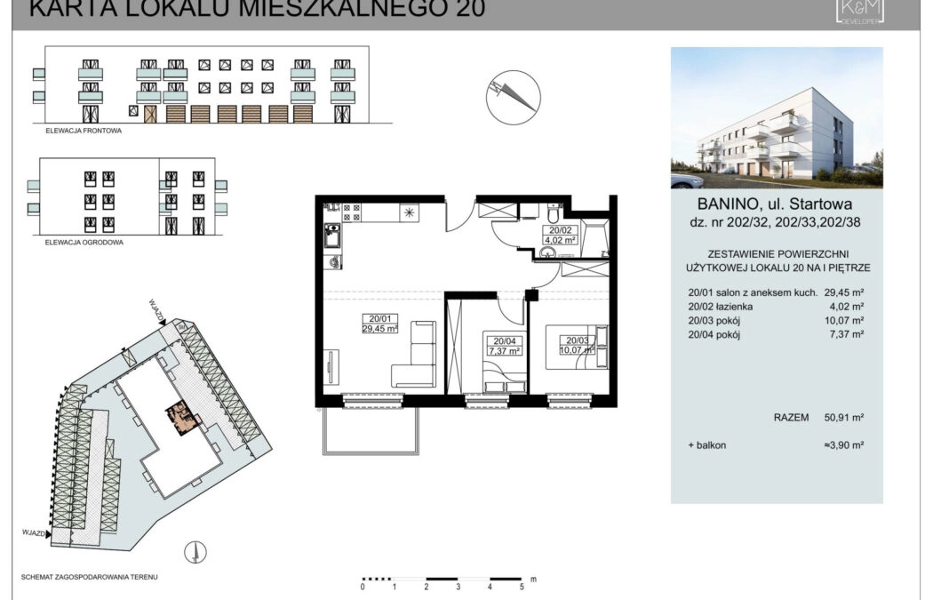 Mieszkania Banino/ Deweloper/ centrum