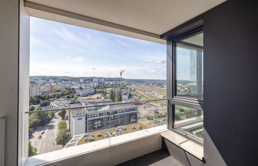 Apartament z pięknym widokiem, inwestycja Portova