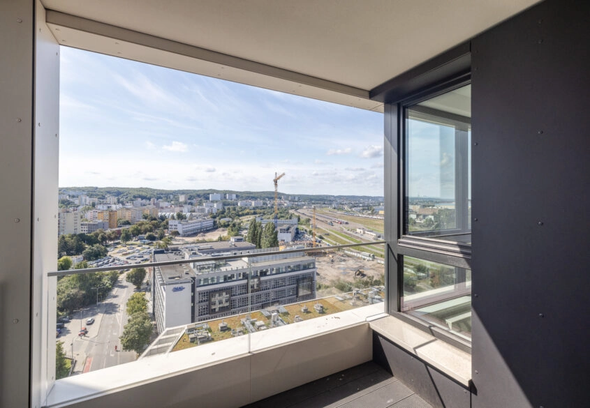 Apartament z pięknym widokiem, inwestycja Portova