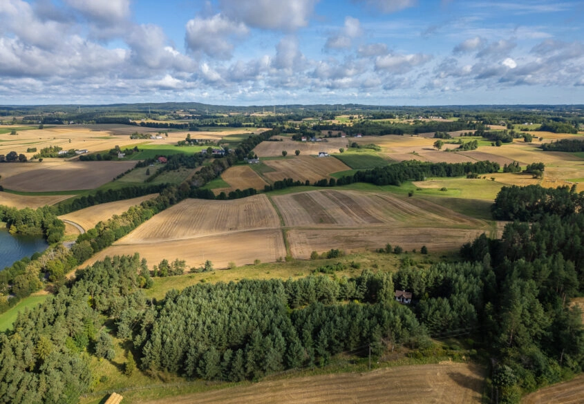 Malowniczo położona działka nad Jez. Grabowskim!