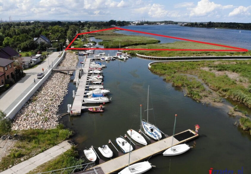 Działka pod przystań Wodną Wiślinka