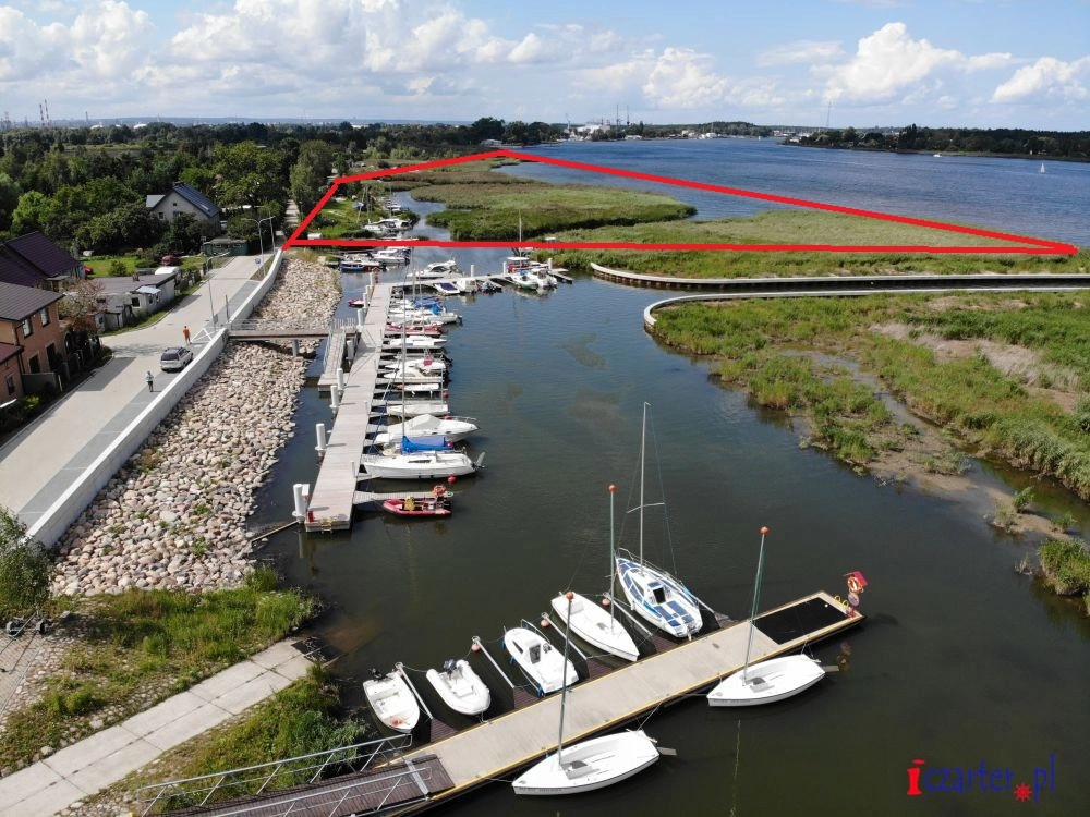 Działka pod przystań Wodną Wiślinka