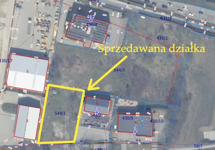 Działka mieszk-usługowa 1699 m2 Gdańsk Kokoszki
