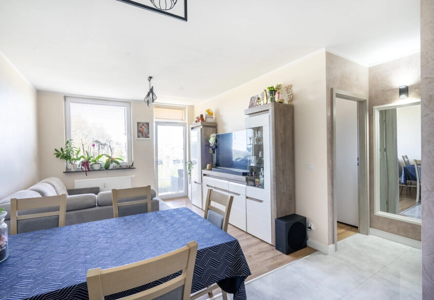 Słoneczne mieszkanie na zamkniętym osiedlu