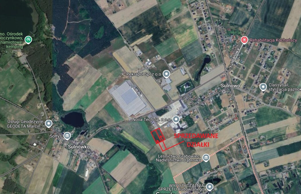 Teren inwestycyjny z bardzo dobrym dojazdem