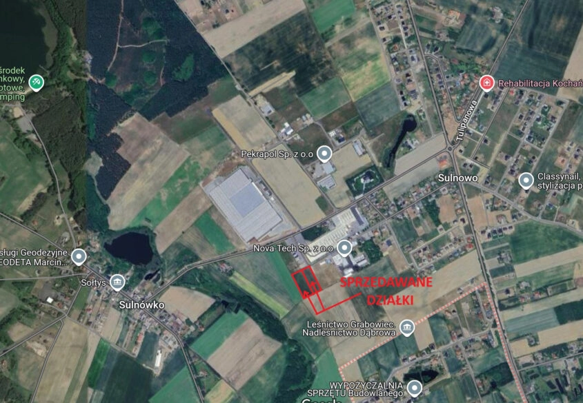 Teren inwestycyjny z bardzo dobrym dojazdem