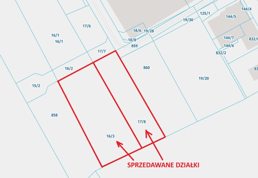 Teren inwestycyjny z bardzo dobrym dojazdem