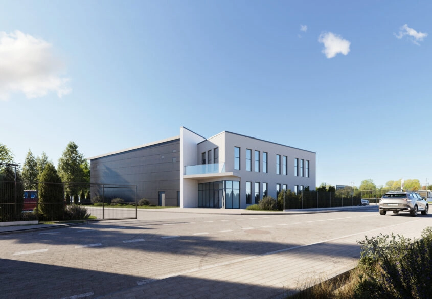 Nowa Hala z Biurem  - Gdańsk Kokoszki