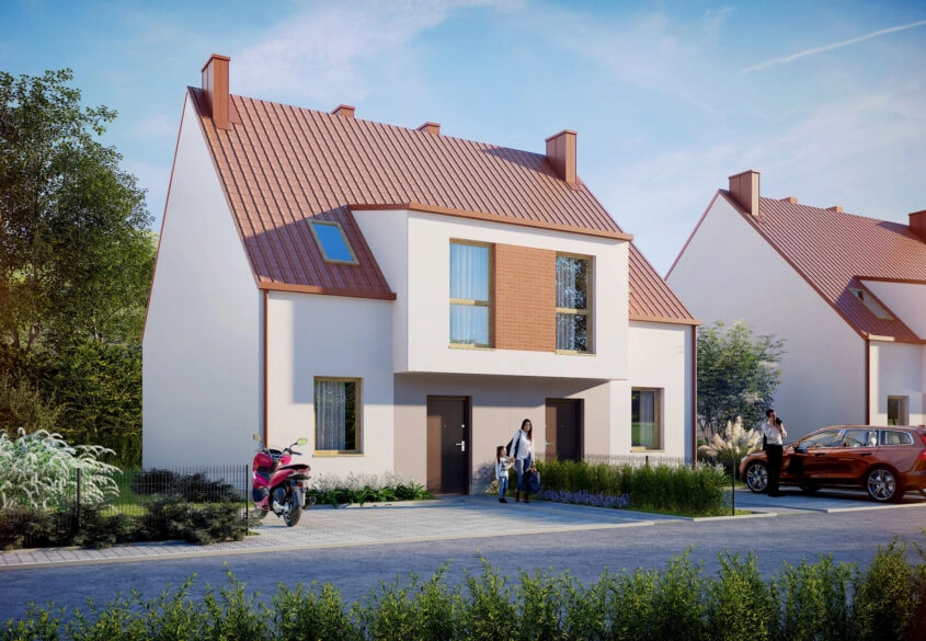 Bliźniak 4 pok, 2 miejsca parkingowe, ogród 120m2