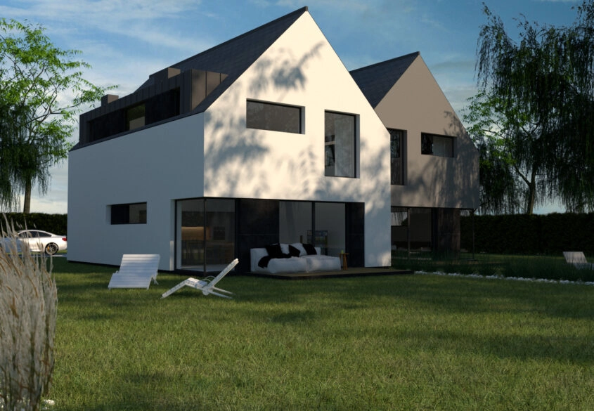 Dom 5 pokojowy z garażem, ogród 222m2