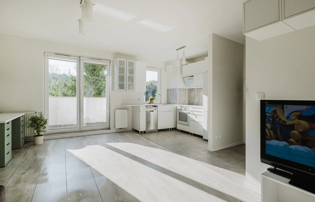 Słoneczne 2 pokoje, widok na zieleń, duży balkon