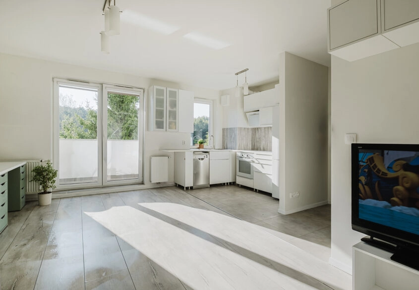 Słoneczne 2 pokoje, widok na zieleń, duży balkon