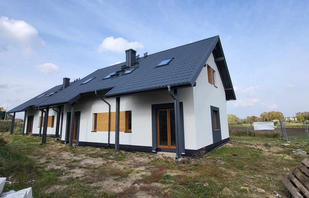 Dom bliźniak, ogród 130m2 - narożny