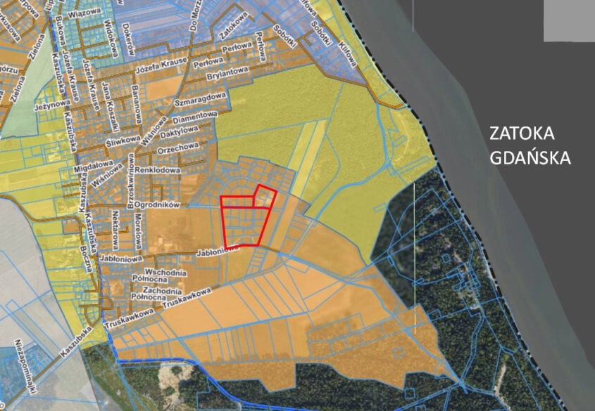 4 ha, bud. wielomieszkaniowe 4-lokalowe nad morzem