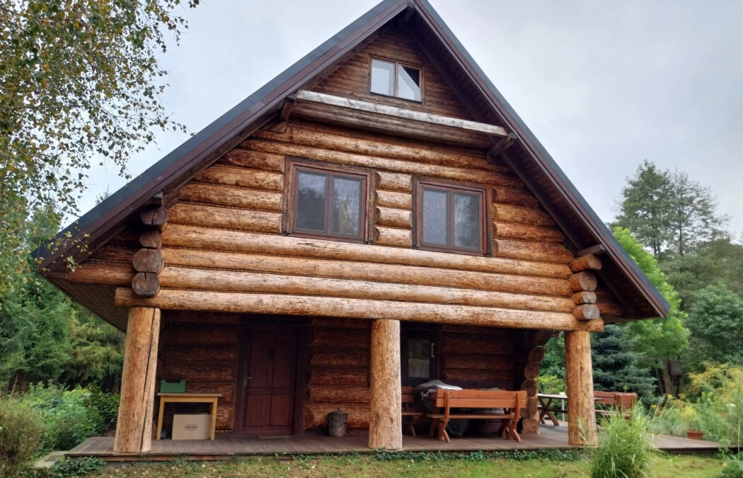 Dom z bali – Radogoszcz | 120 m², 5 pokoi