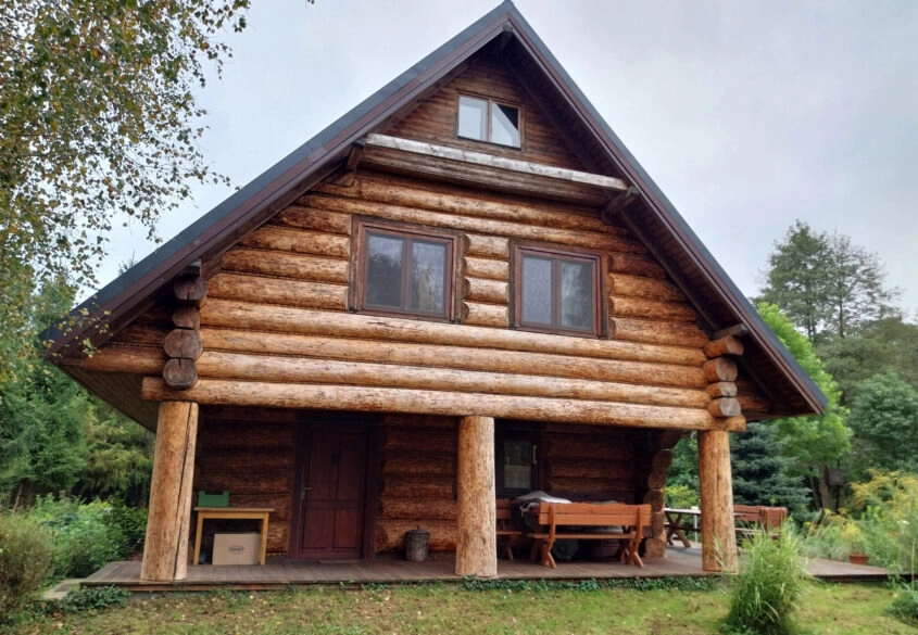 Dom z bali – Radogoszcz | 120 m², 5 pokoi