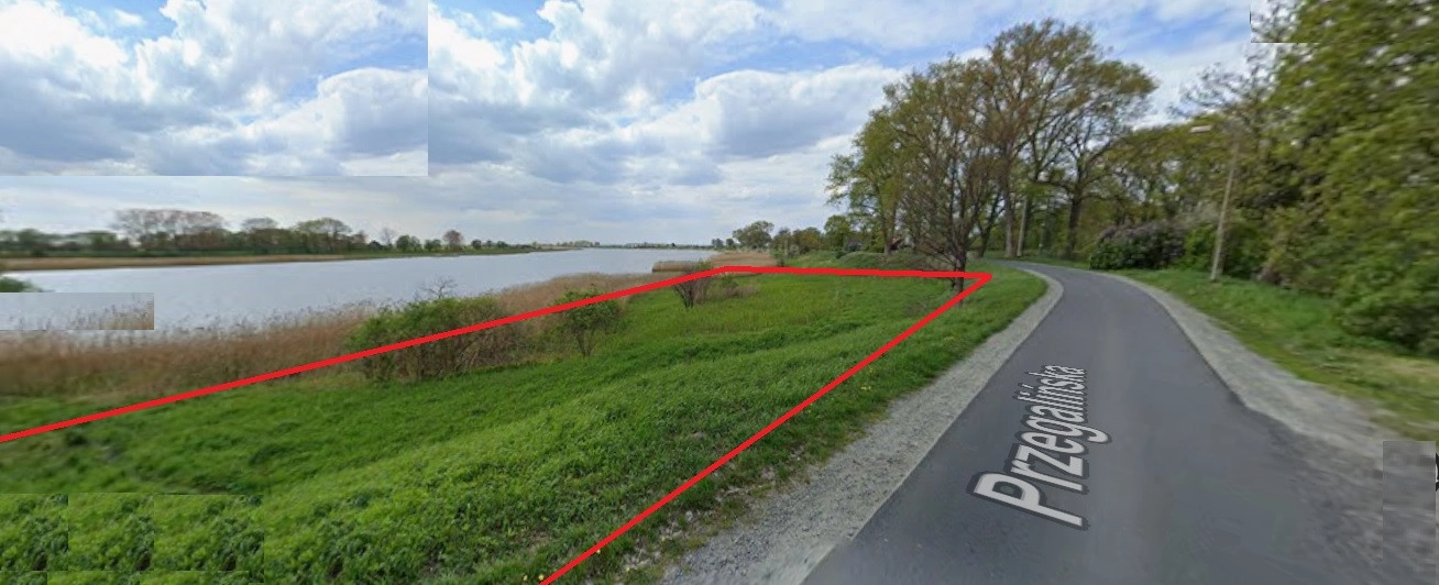 Działka przy Martwej Wiśle