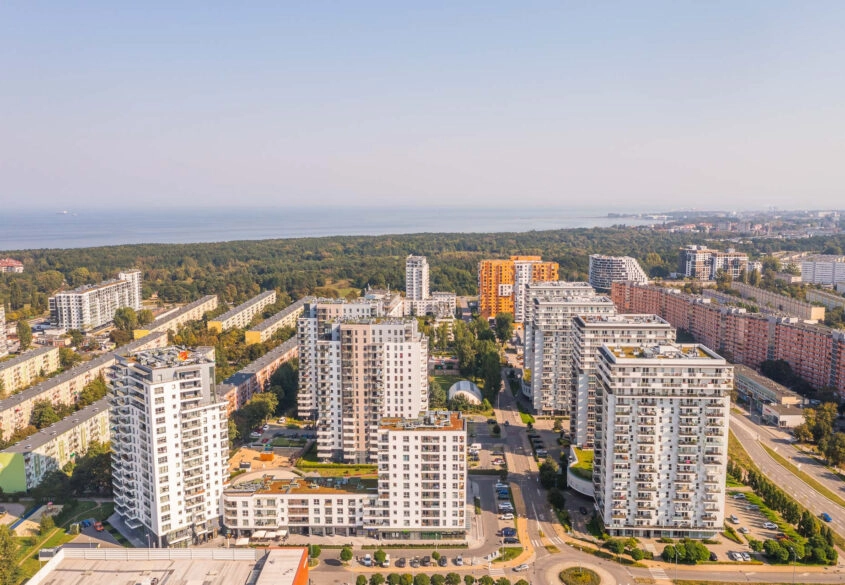 Eleganckie mieszkanie-duży balkon10 minut do Morza