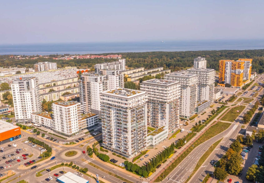Eleganckie mieszkanie-duży balkon10 minut do Morza