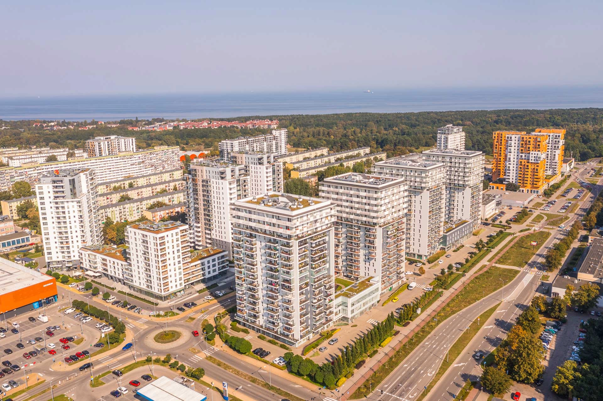 Eleganckie mieszkanie-duży balkon10 minut do Morza