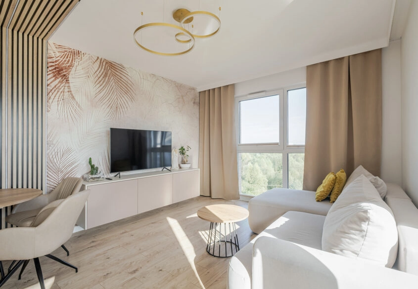 Blisko morza, widok na zieleń