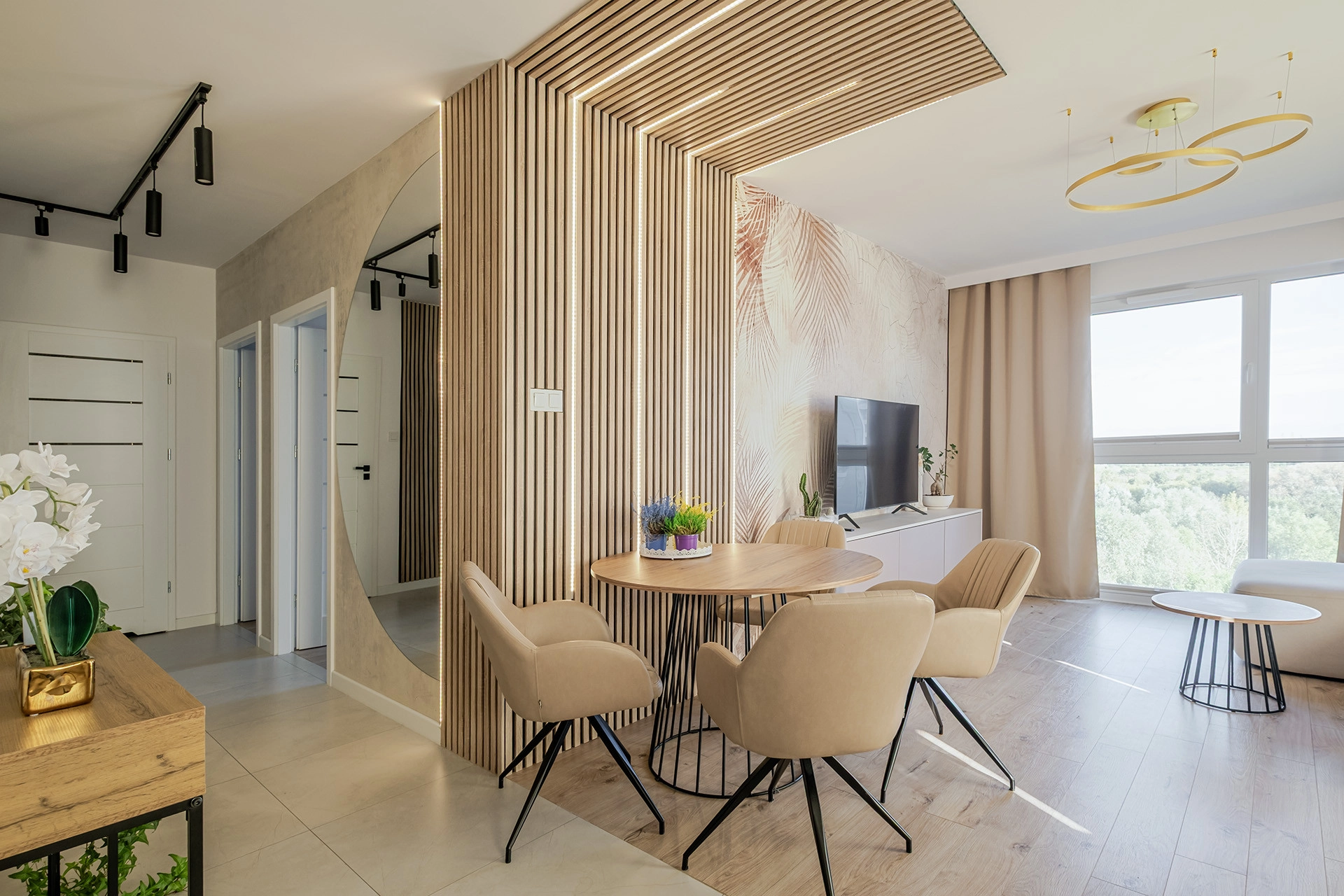 Blisko morza, widok na zieleń