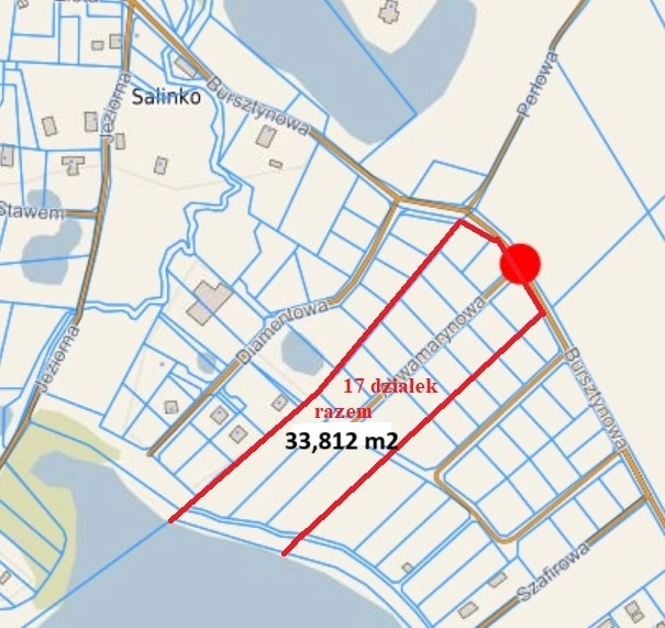 Działka budowlana w Salinku