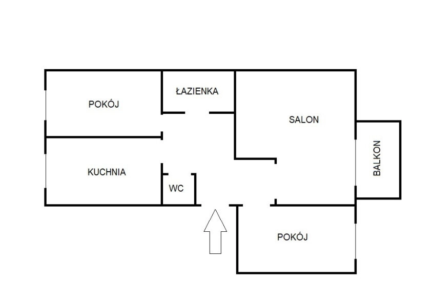 Idealne do podziału na 4 pokoje! Świetny układ!