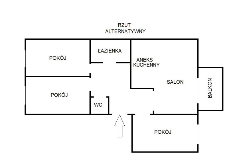 Idealne do podziału na 4 pokoje! Świetny układ!