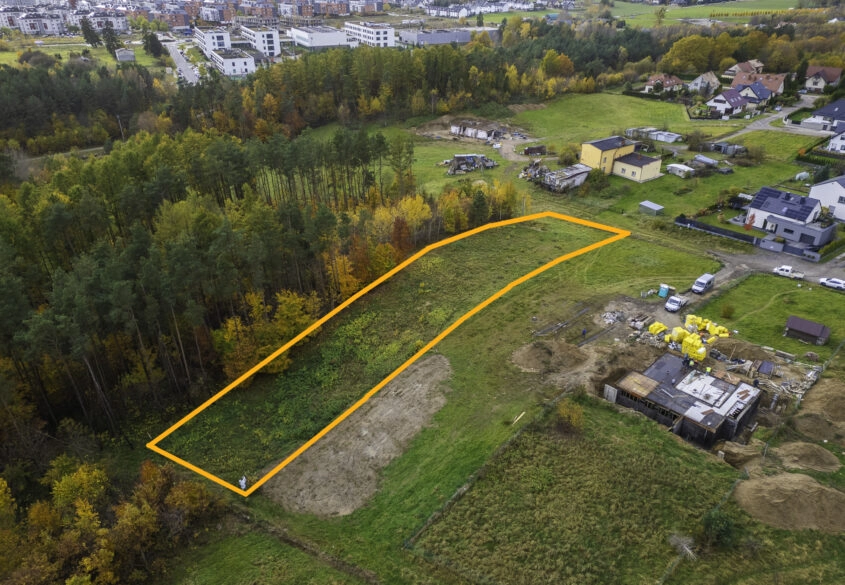 Działka pod 4 lokale mieszkalne Gdynia Wiczlino