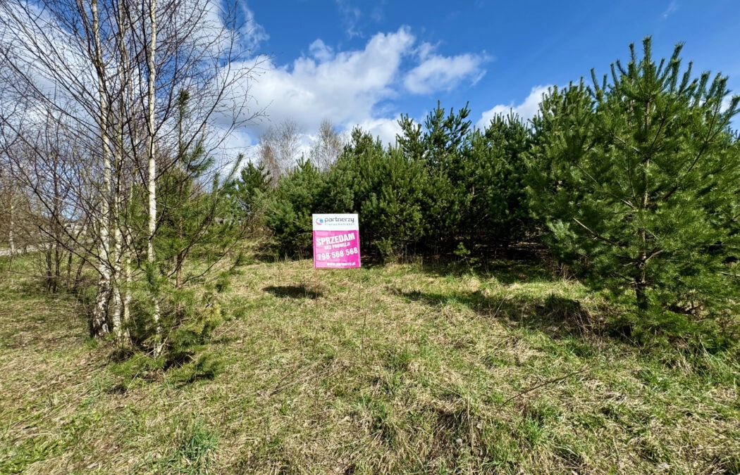 Atrakcyjna działka na budowę pięknego domu 1082 m2