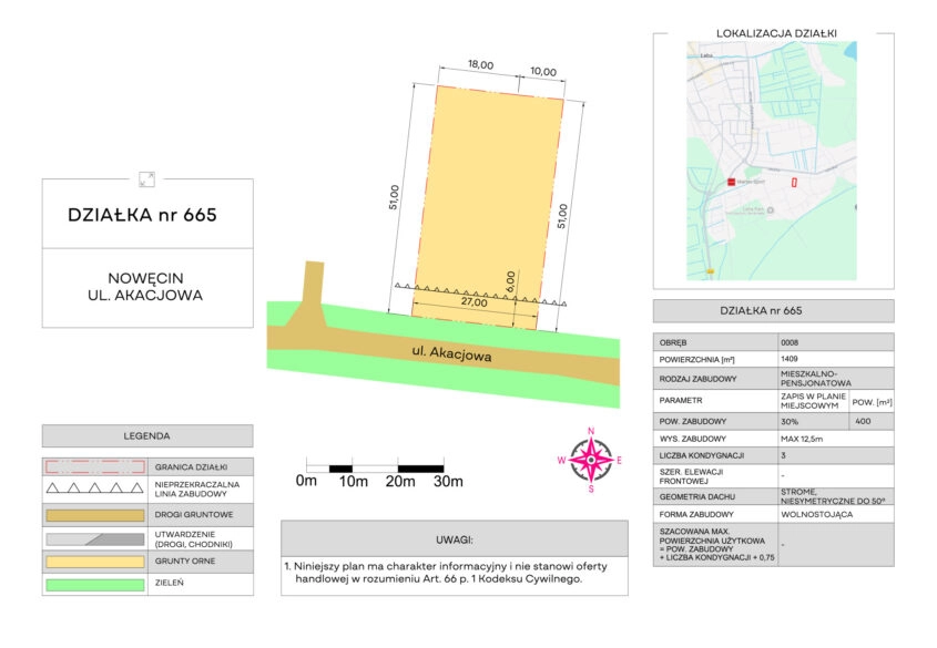 Działka z nadmorskiej okolicy