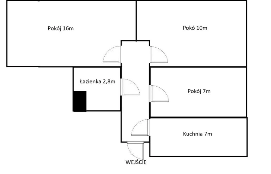 Najtaniej w Redłowie! 3 pokoje + kuchnia na 46m2!