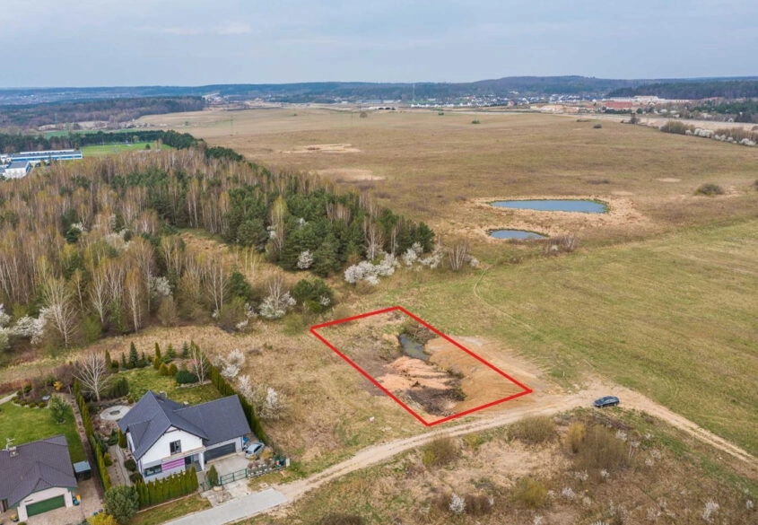 Działka Straszyn ul. Zachodnia 1350 m2