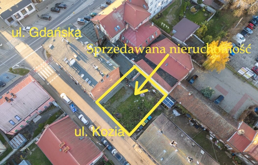 Działka w świetnej lokalizacji Tczewa ul. Gdańska