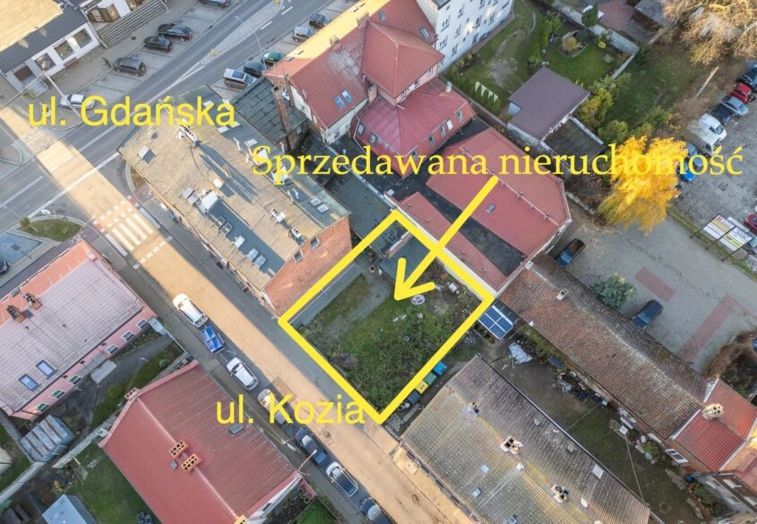 Działka w świetnej lokalizacji Tczewa ul. Gdańska