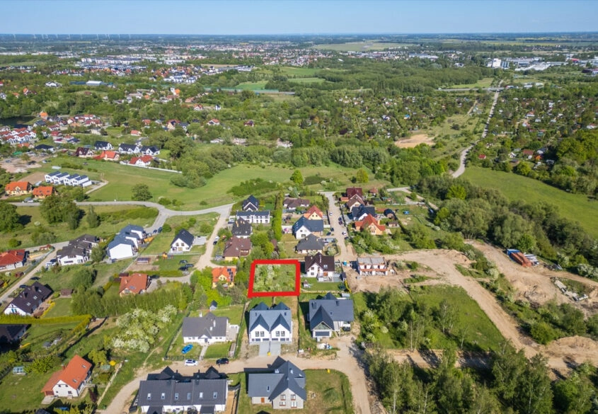 Działka w widokiem, Juszkowo k. Gdańska 921 m²