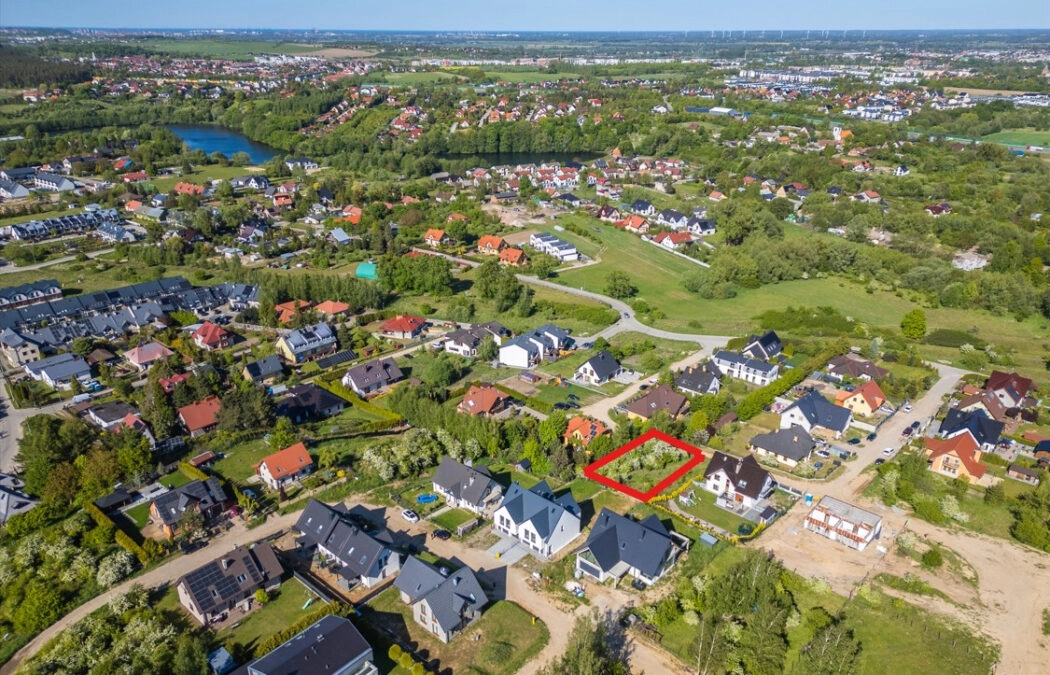 Działka w widokiem, Juszkowo k. Gdańska 921 m²