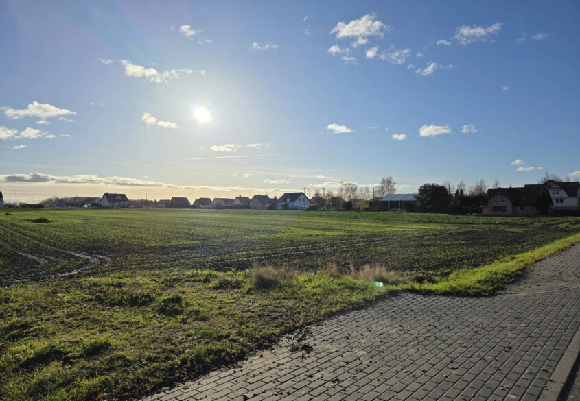 Ustawna działka 15 min. autem od centrum Gdańska!
