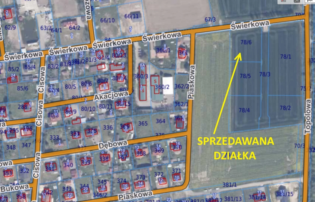 Ustawna działka 15 min. autem od centrum Gdańska!