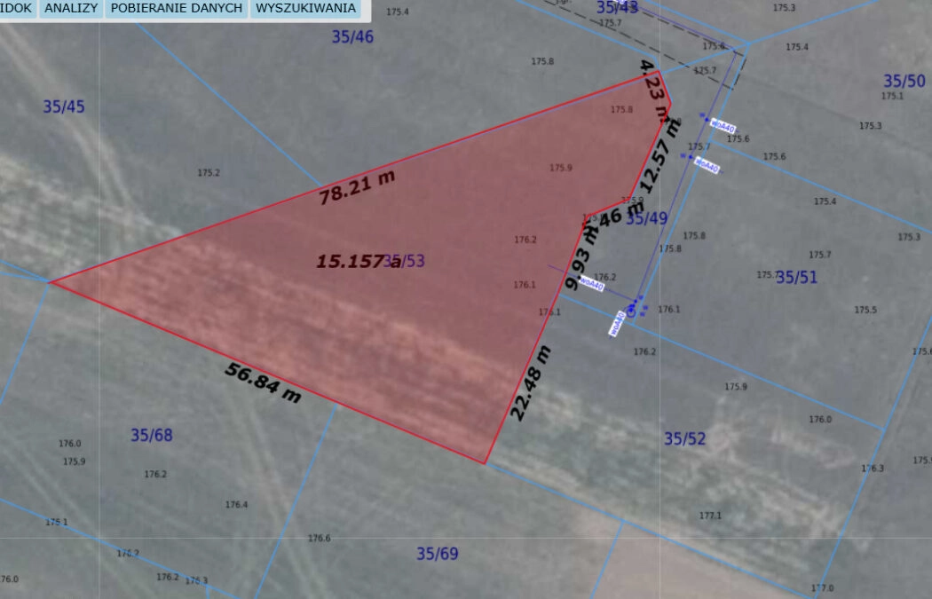 Budowlana | 1520m2 | Tanio | Woda