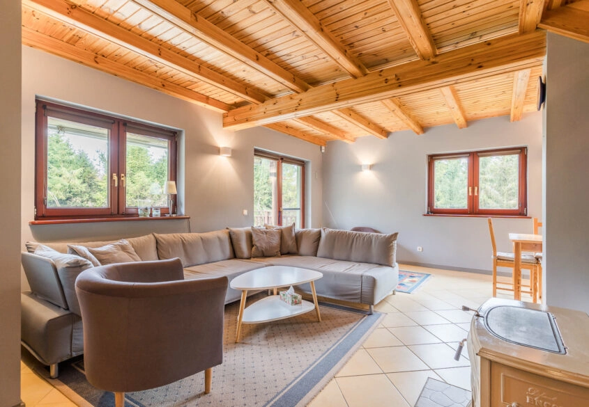 Dom nad jeziorem, Nowe Polaszki, Kaszuby.