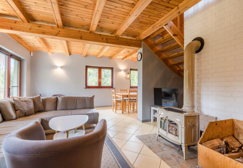 Dom nad jeziorem, Nowe Polaszki, Kaszuby.