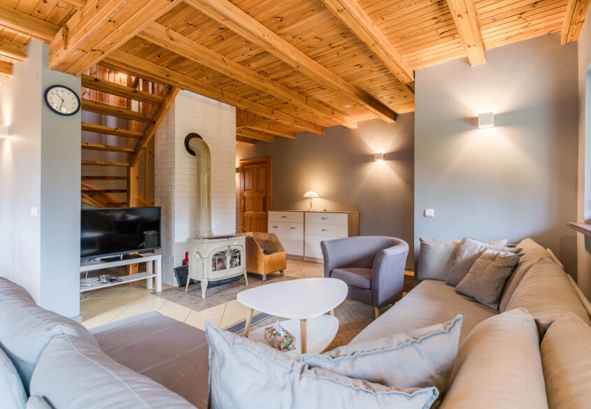 Dom nad jeziorem, Nowe Polaszki, Kaszuby.