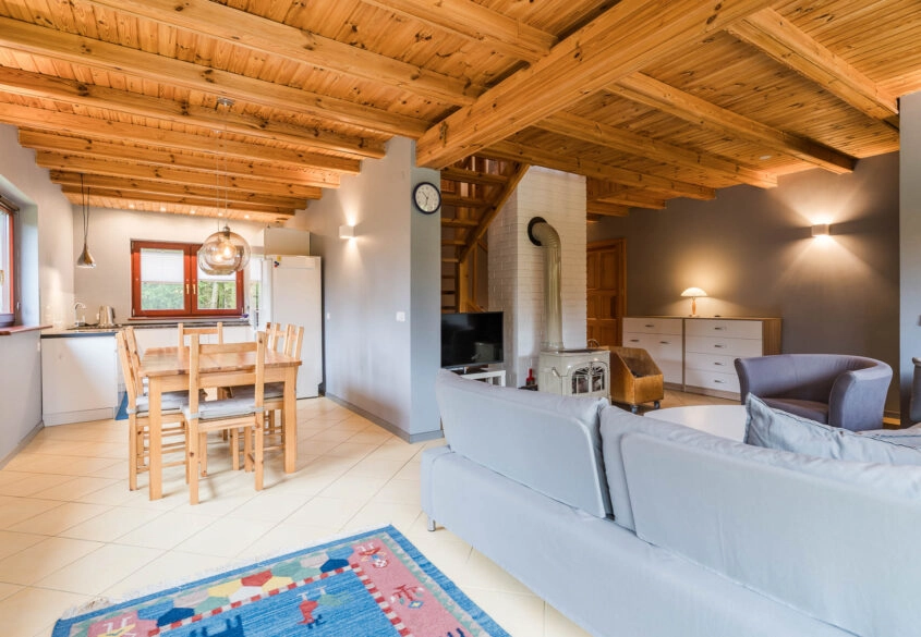 Dom nad jeziorem, Nowe Polaszki, Kaszuby.