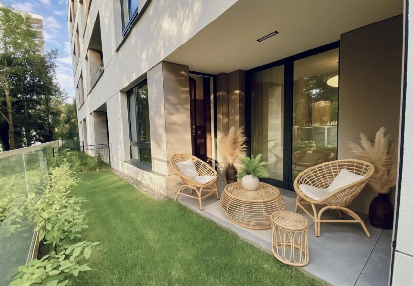 Leśna Sonata-Stylowy, Nowy Apartament z Ogródkiem!