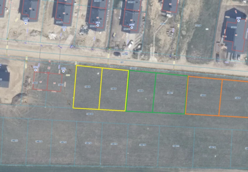 Działki budowlane w Czaplach.